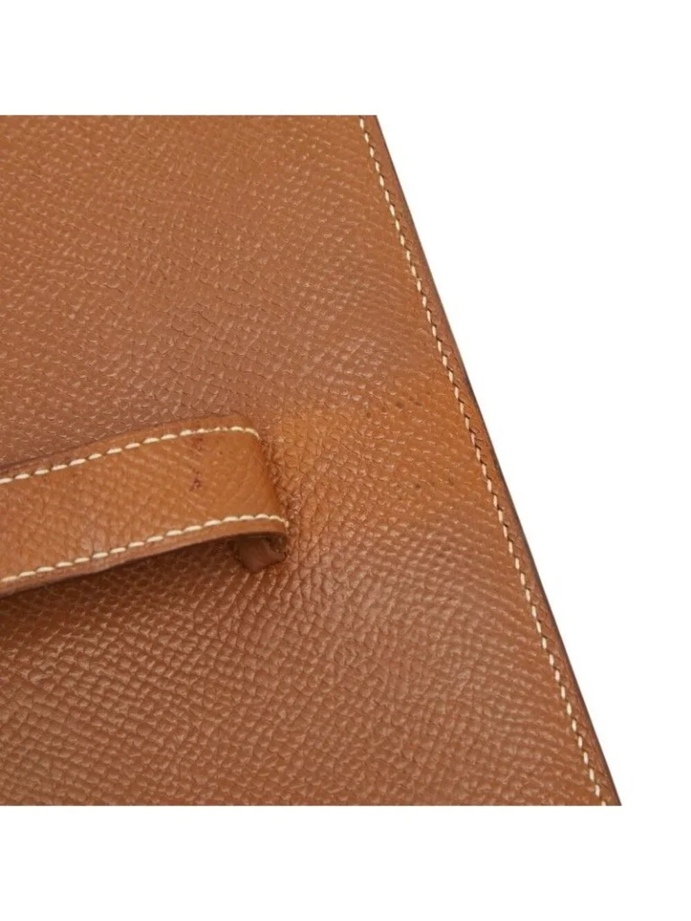 Hermes Bearn Souffle Folding Wallet Brown Gold Veau Epsom